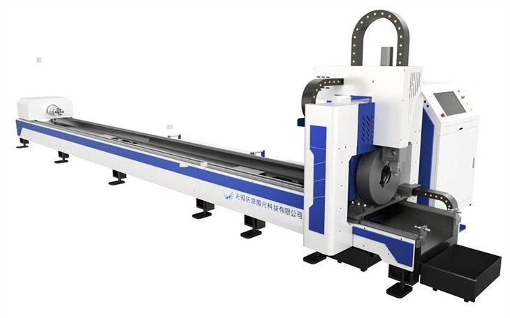 Màquina de tall làser CNC d'alta velocitat barata de 6 m 1500 W de tub de canonada amb potència Ipg Raycus 1,5 kw 2 kw 3 kw