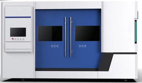 Xina a l'engròs Màquina de tall làser de fibra metàl·lica CNC d'alta potència de taula d'intercanvi